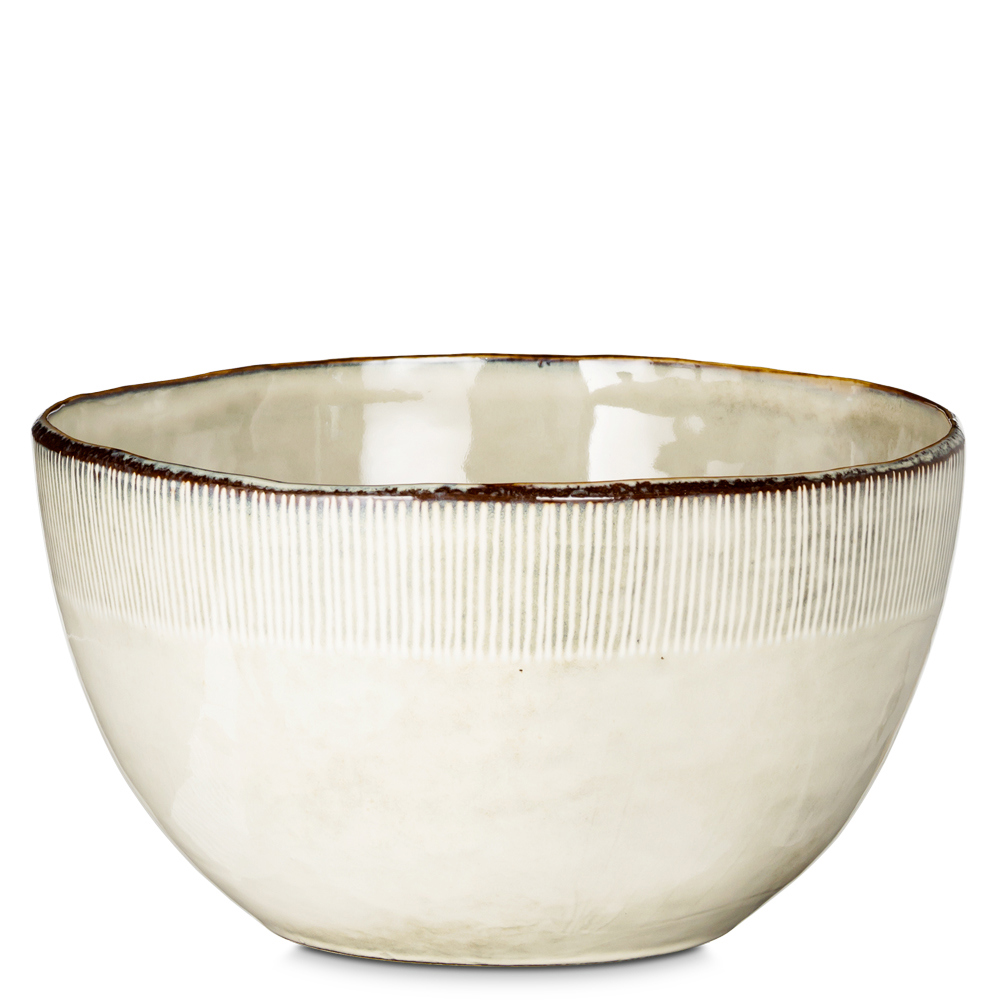 Nkuku Malia Serving Bowl Cream